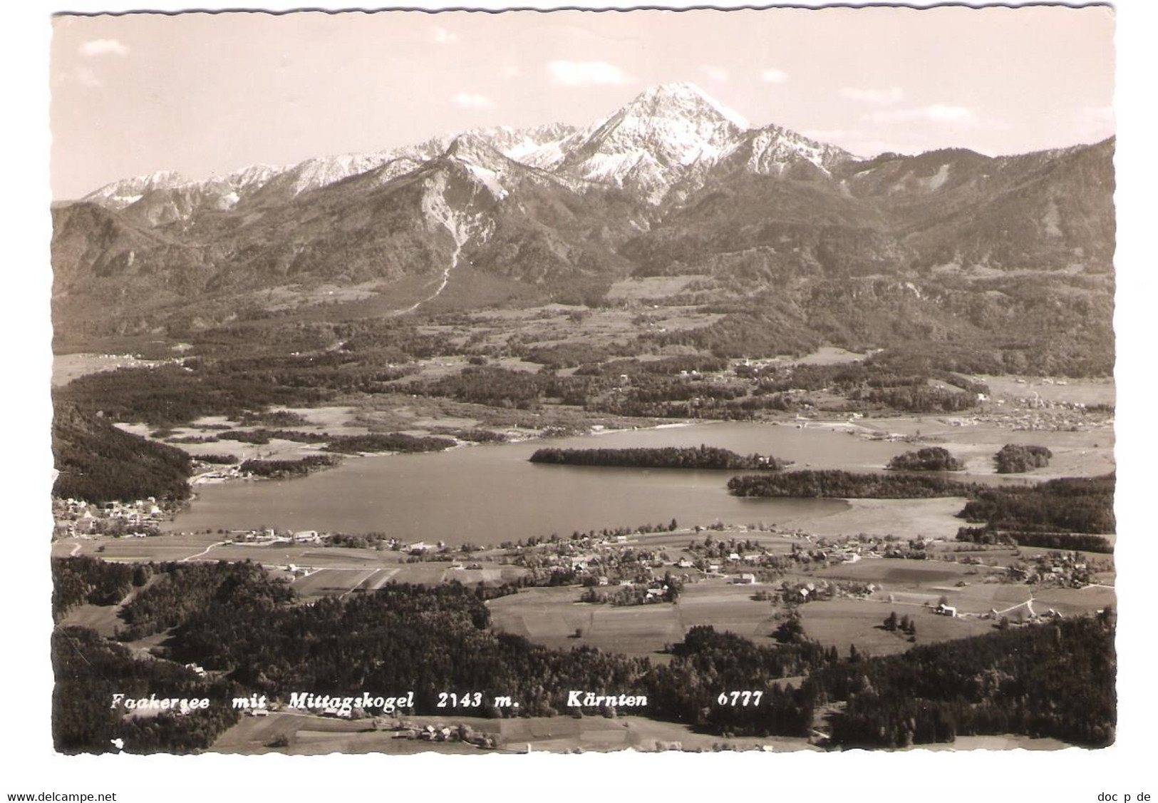 Österreich - Faakersee Mit Mittagskogel - Kärnten - Luftaufnahme - Faakersee-Orte