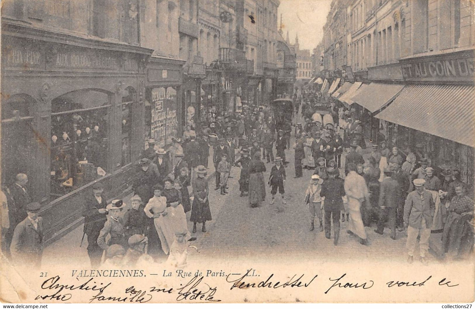 59-VALENCIENNES- LA RUE DE LA PAIX - Valenciennes