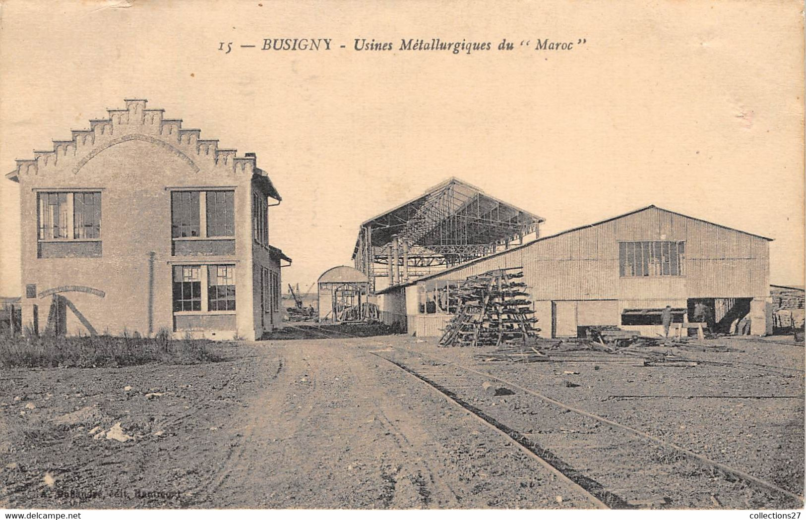 59-BUSIGNY- USINES METALLURGIQUES DU " MAROC" - Other & Unclassified