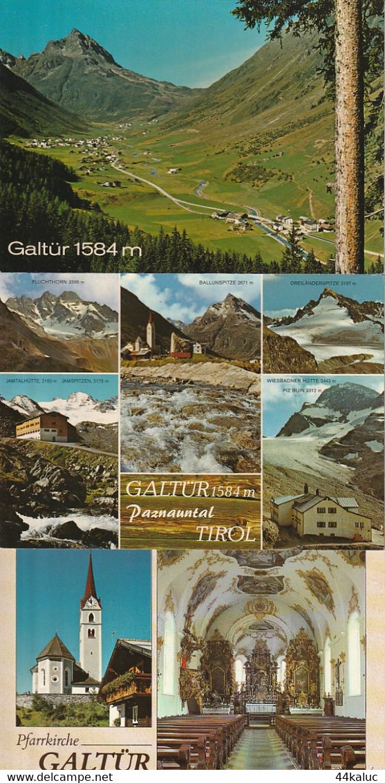 Un Lot De 10 Cartes Postales De GALTUR - Galtür
