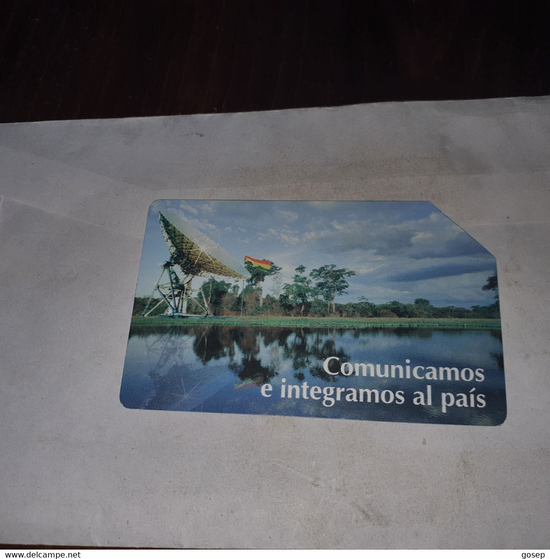 Bolivia-comumicamos E Integramos Al Pais-(15)-(?)-(bs.10)-used Card+1prepiad Free - Bolivia