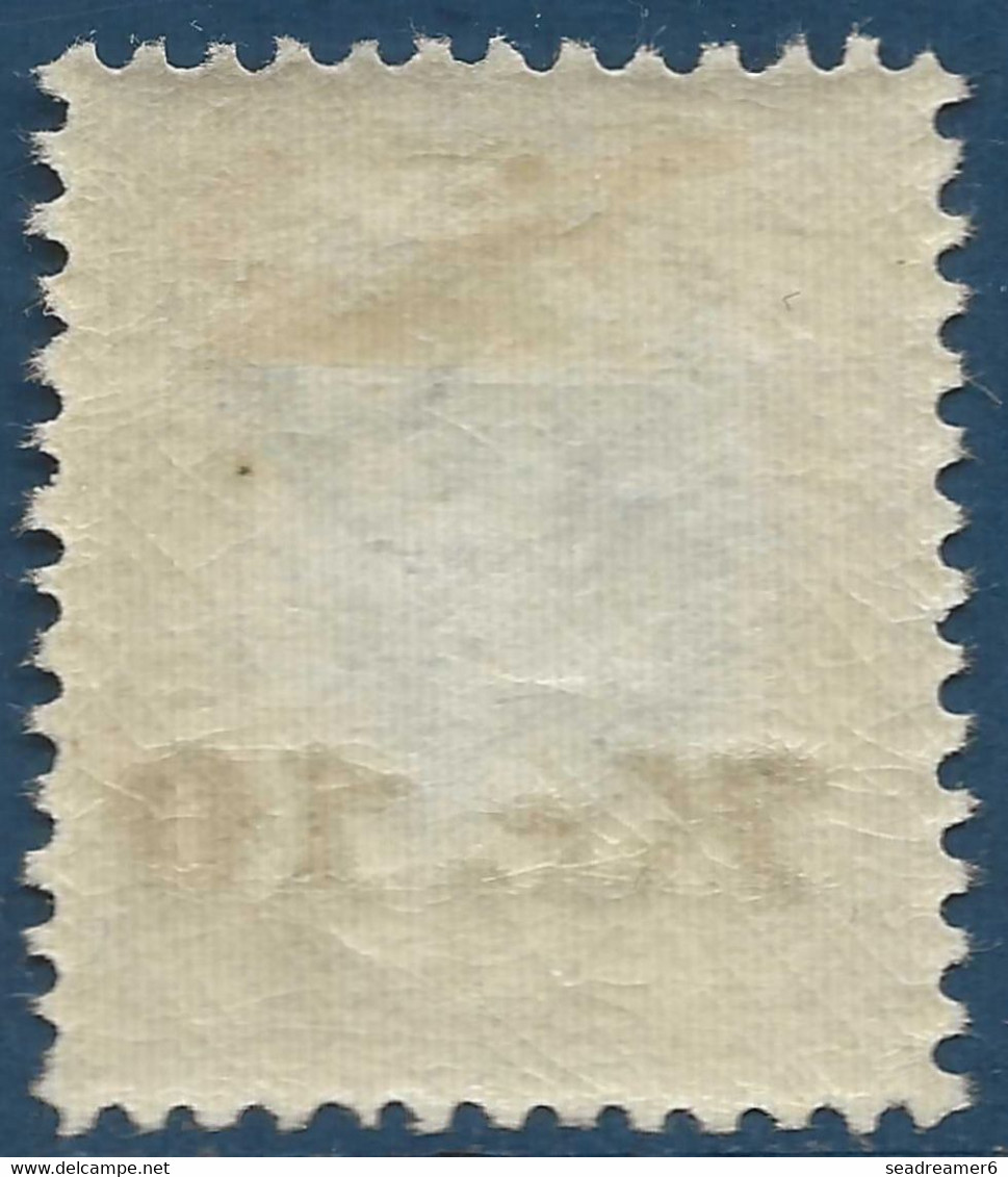 Islande N°122* 10kr Sur 5 Kr Brun & Ardoise, Bien Centré, Très Frais & TTB - Unused Stamps