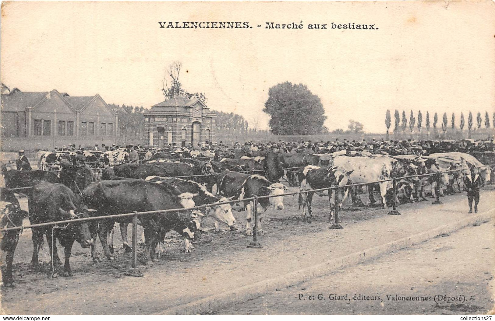 59-VALENCIENNES- MARCHE AUX BESTIAUX - Valenciennes