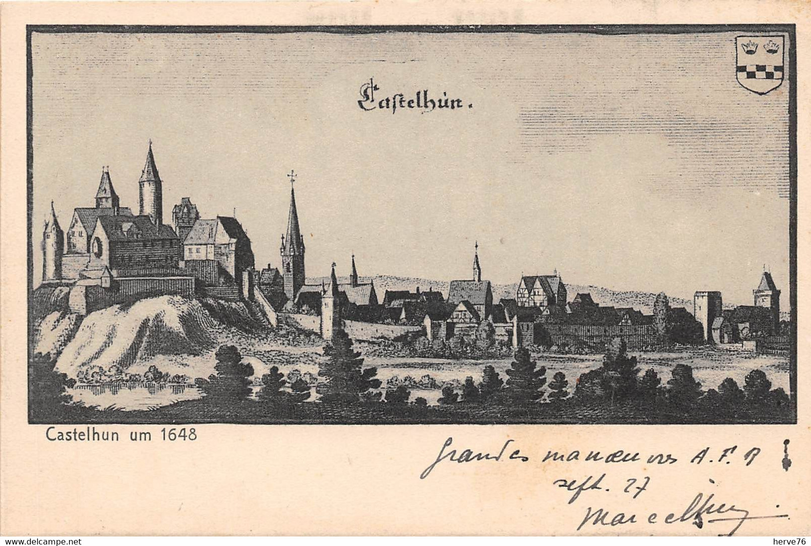 ALLEMAGNE - KASTELLAUN - Castelhun Um 1648  - Illustrateur - Kastellaun