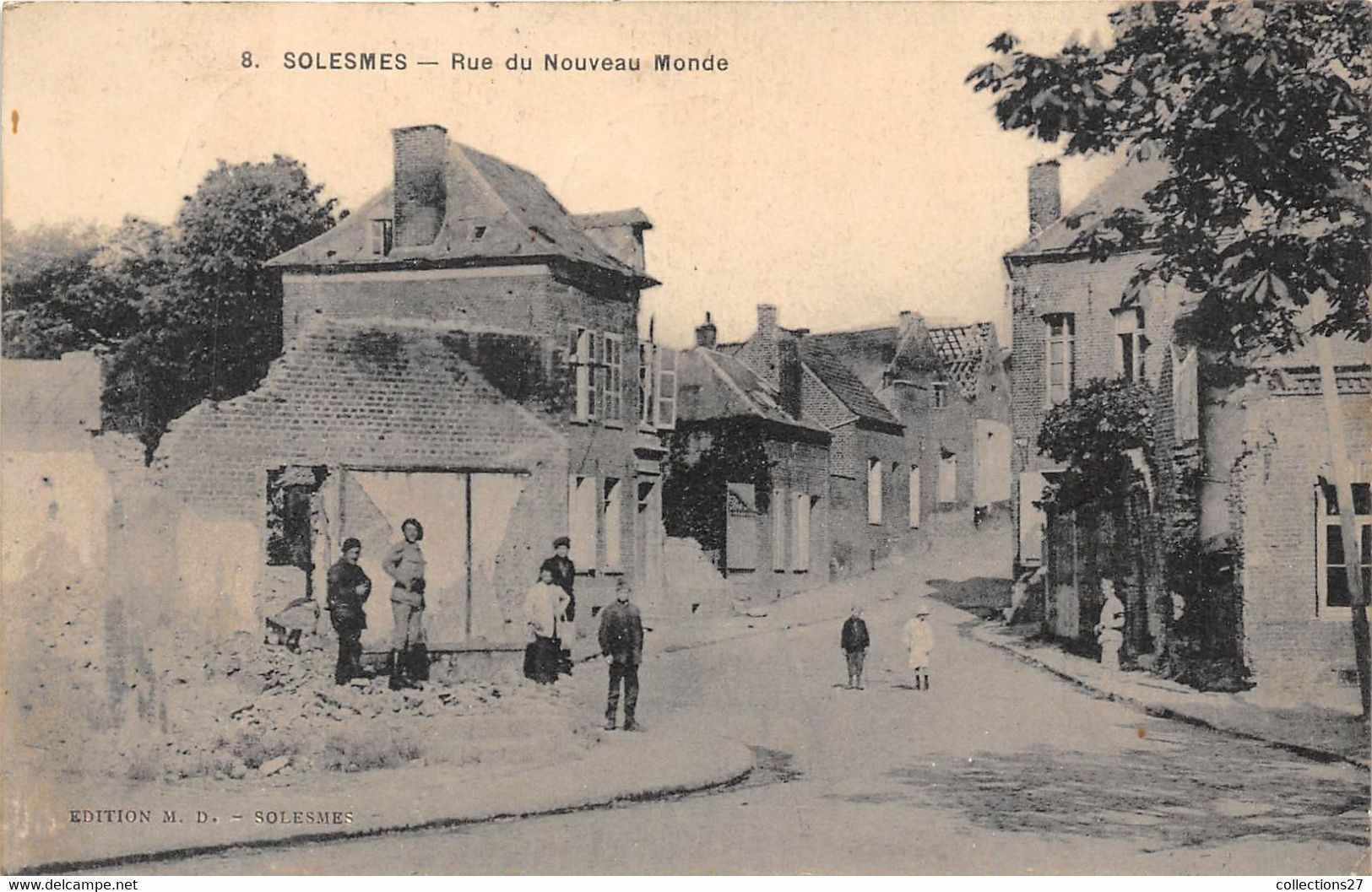 59-SOLESMES- RUE DU NOUVEAU MONDE - Solesmes