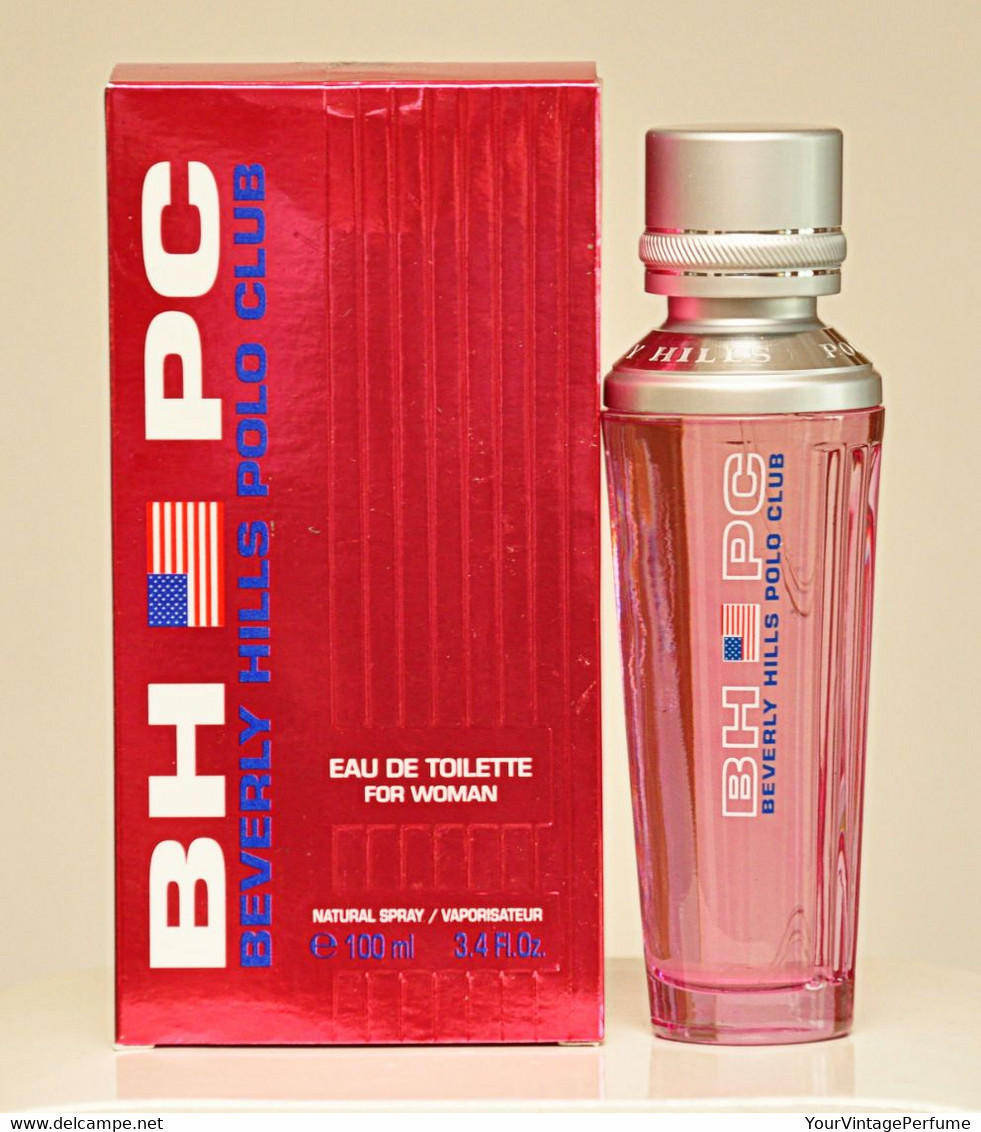 Beverly Hills Polo Club For Woman Eau De Toilette Edt 100ml 3.4 Fl. Oz. Spray Perfume Woman Rare Vintage Old 2003 - Femme
