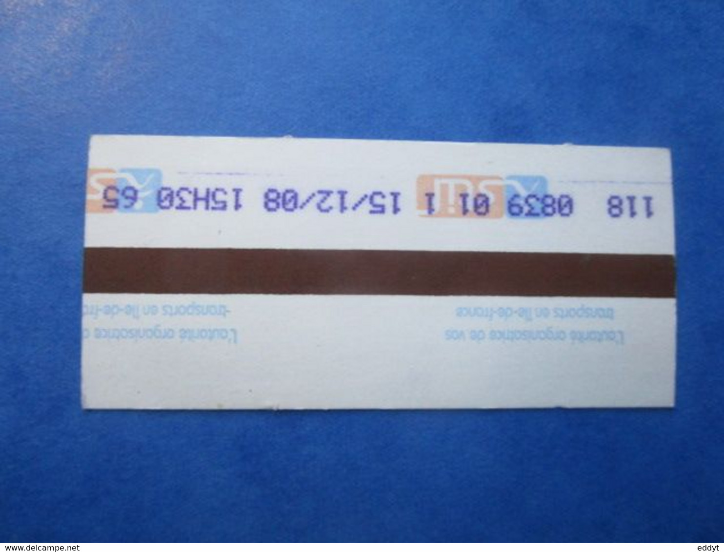 TICKET Métro Autobus RATP - PARIS  - 2° Classe - SANS CORRESPONANCE - TBE - World