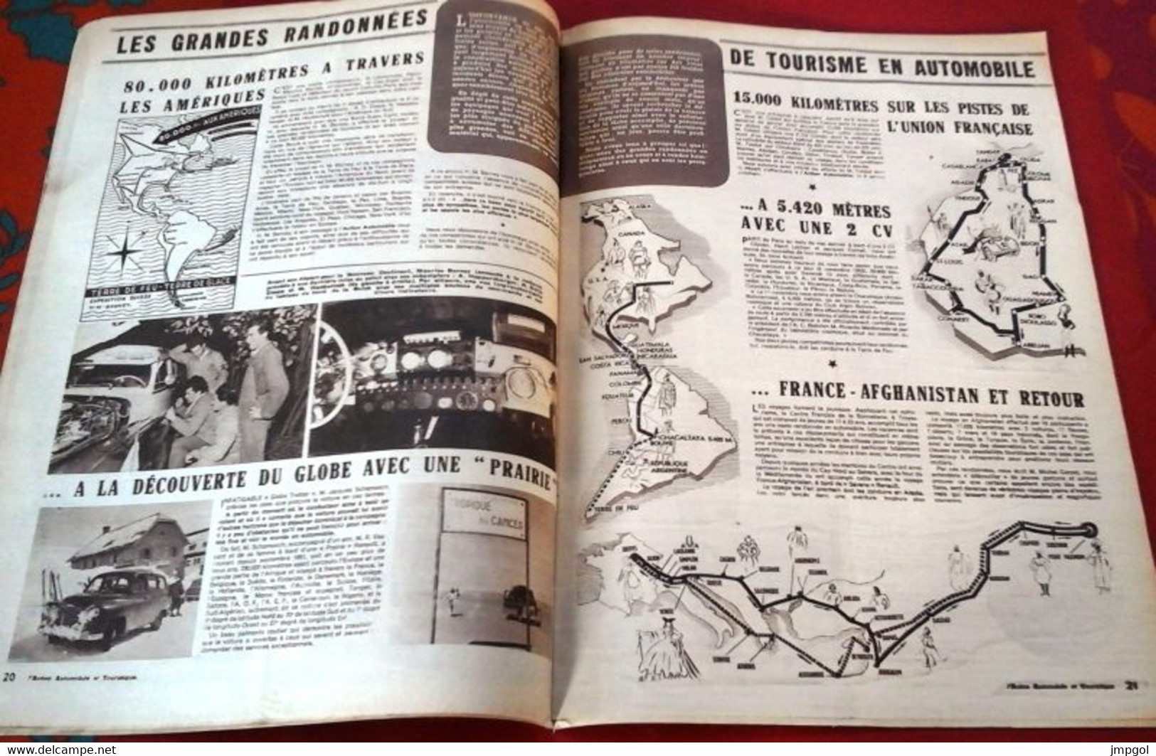 L'action Automobile Décembre 1953 Vedette Vendôme, Panaméricaine, Tanger Zone Internationale, Rallye Du Maroc - Auto/Moto