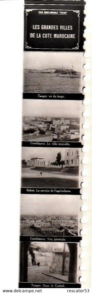 Rare Film Fixe Pathéorama Les Grandes Villes De La Côte Marocaine - Andere & Zonder Classificatie