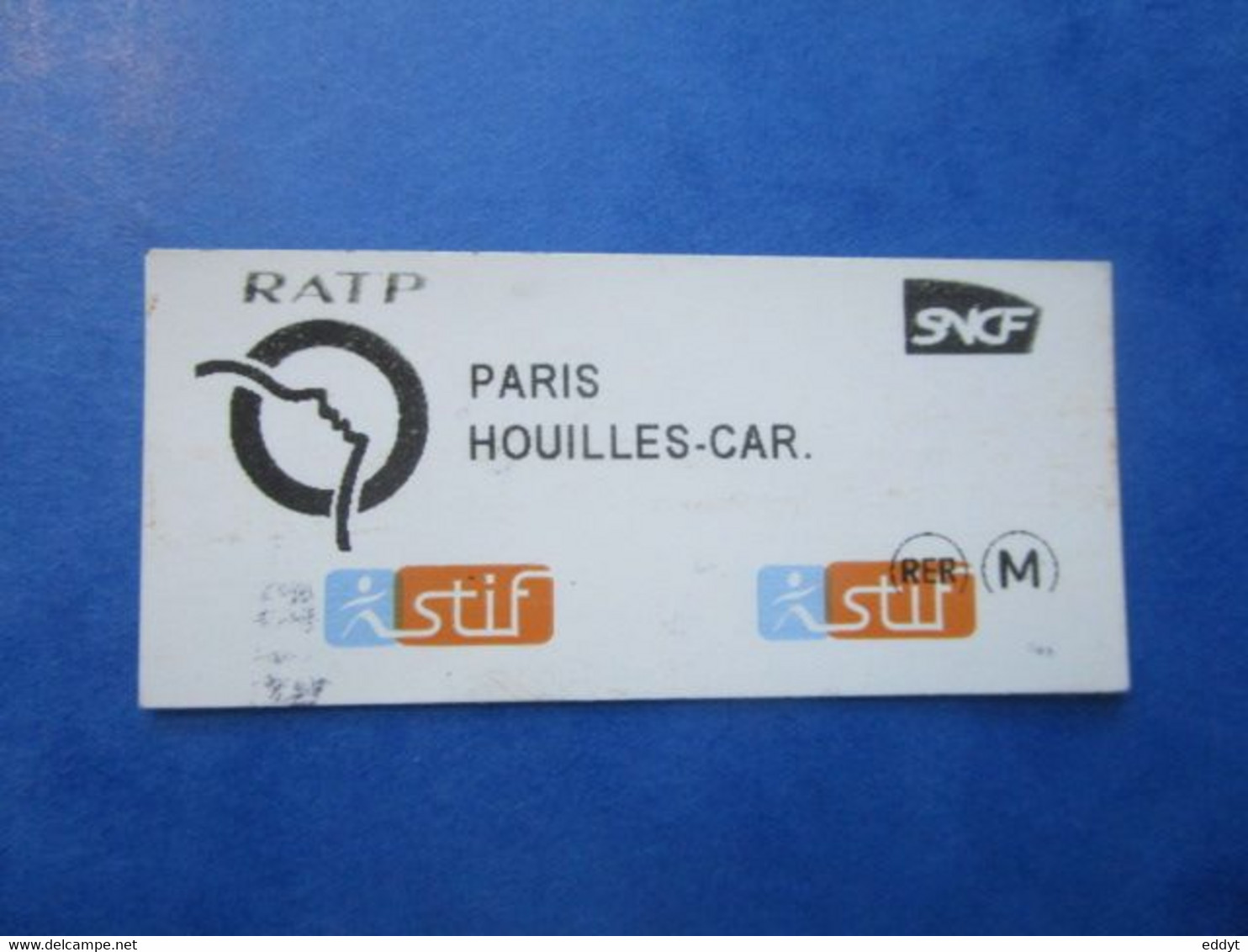 TICKET Métro Autobus RATP - PARIS - " SECTION URBAINE  " - 2° Classe - ILE De FRANCE - TBE - World