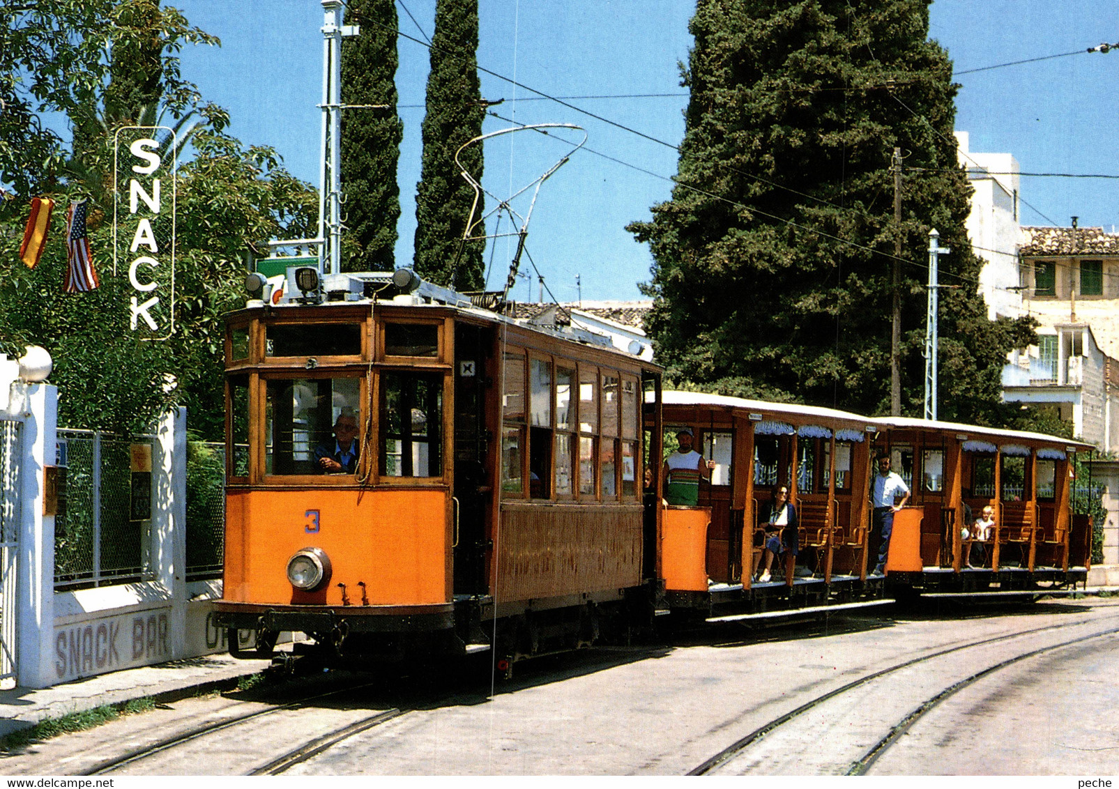 N° 9541 R -cpsm Tranvia De Soller à Port De Soller -Mallorca- - Strassenbahnen