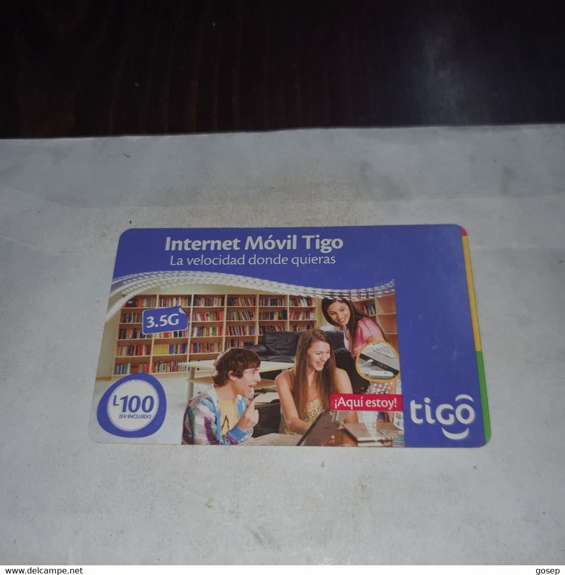 Bolivia-internet Movil Tigo-(27)-(100l)-(036097649452)-used Card+1card Prepiad Free - Bolivien