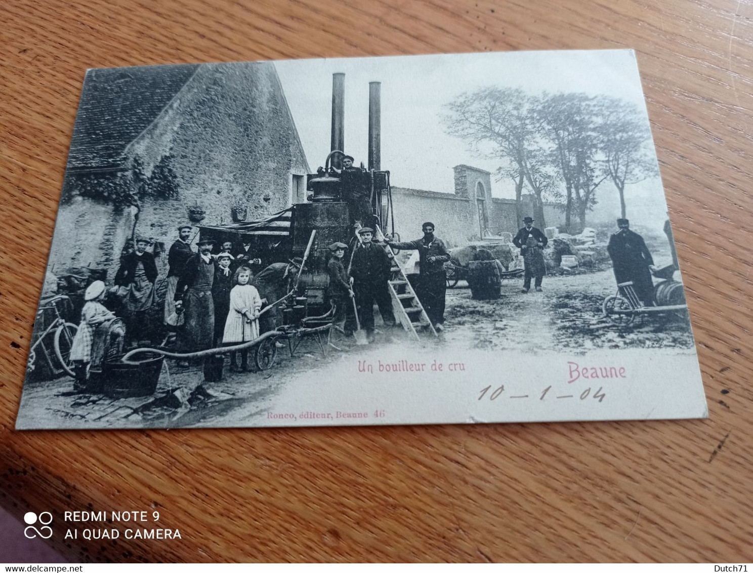 CPA 21  BEAUNE  UN BOUILLEUR DE CRU 1904 - Beaune