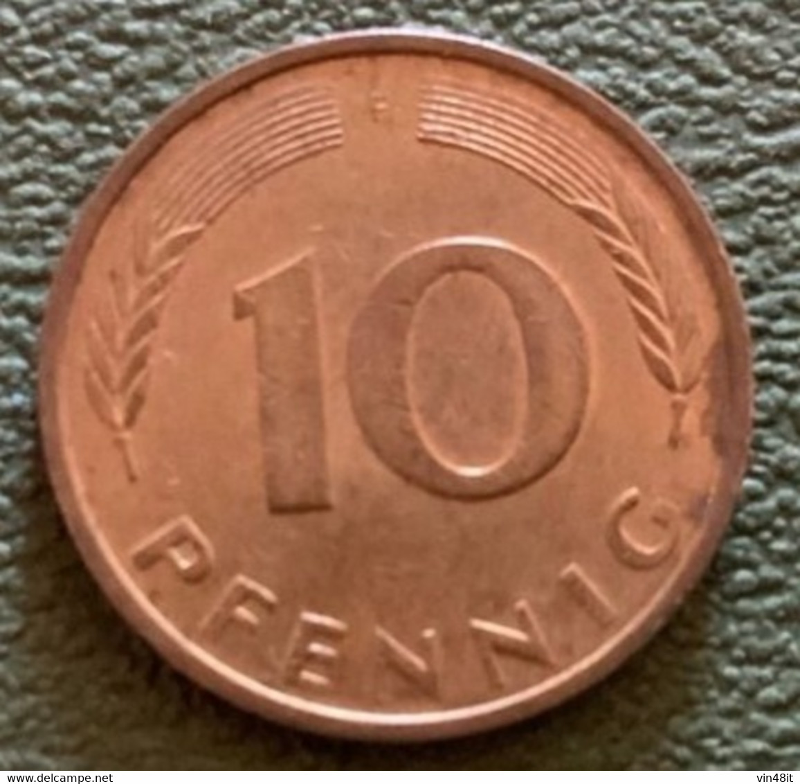 1980 - GERMANIA   - MONETA DEL VALORE DI 10  PFENNIG - USATA - 10 Pfennig