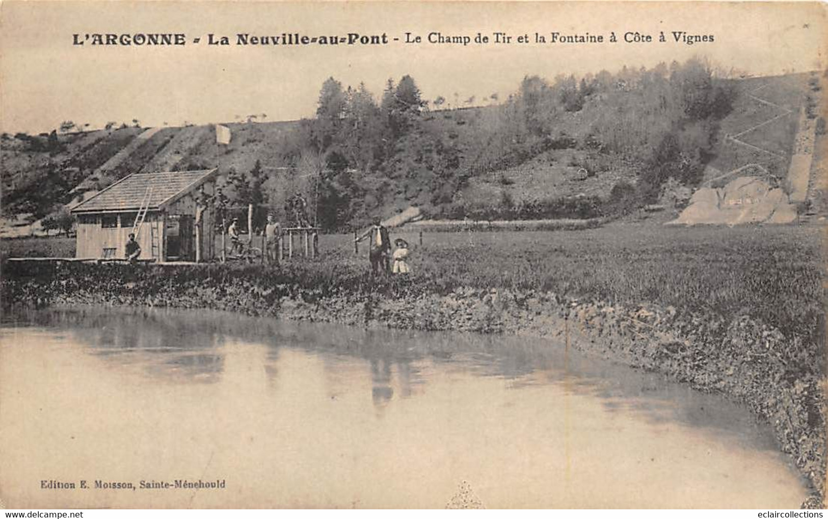 La Neuville Du Pont         51           Le Champ De Tir Et La Fontaine  à Côte è Vignes         (voir Scan) - Sonstige & Ohne Zuordnung