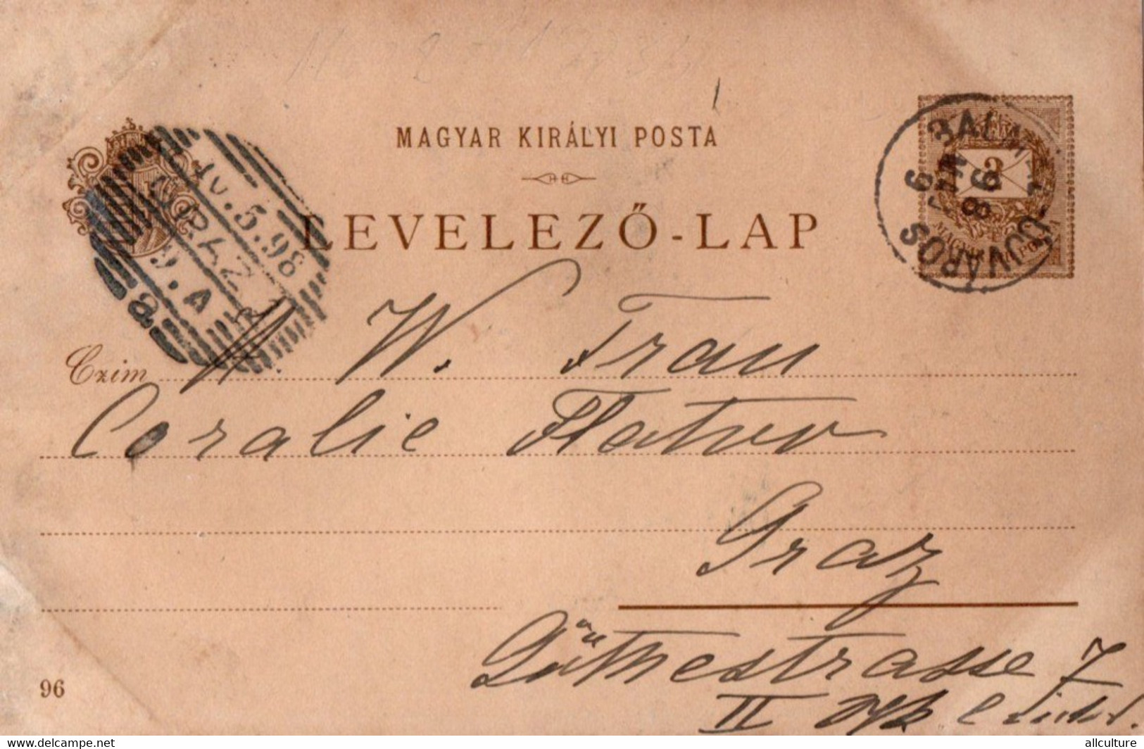 A882 - BUDAPEST VINTAGE POSTAL STATIONERY 1898 EXPOSITION PALAIS DE L'INDUSTRIE ET CORSO - Entiers Postaux