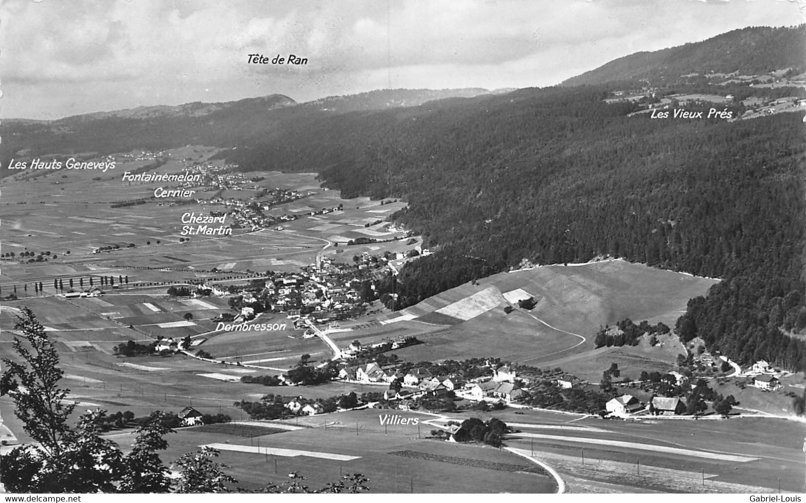 Val-de-Ruz Vu De Villiers - Dombresson Chézard St. Martin Cernier Fontainemelon Geneveys Tête De Ran - Cernier