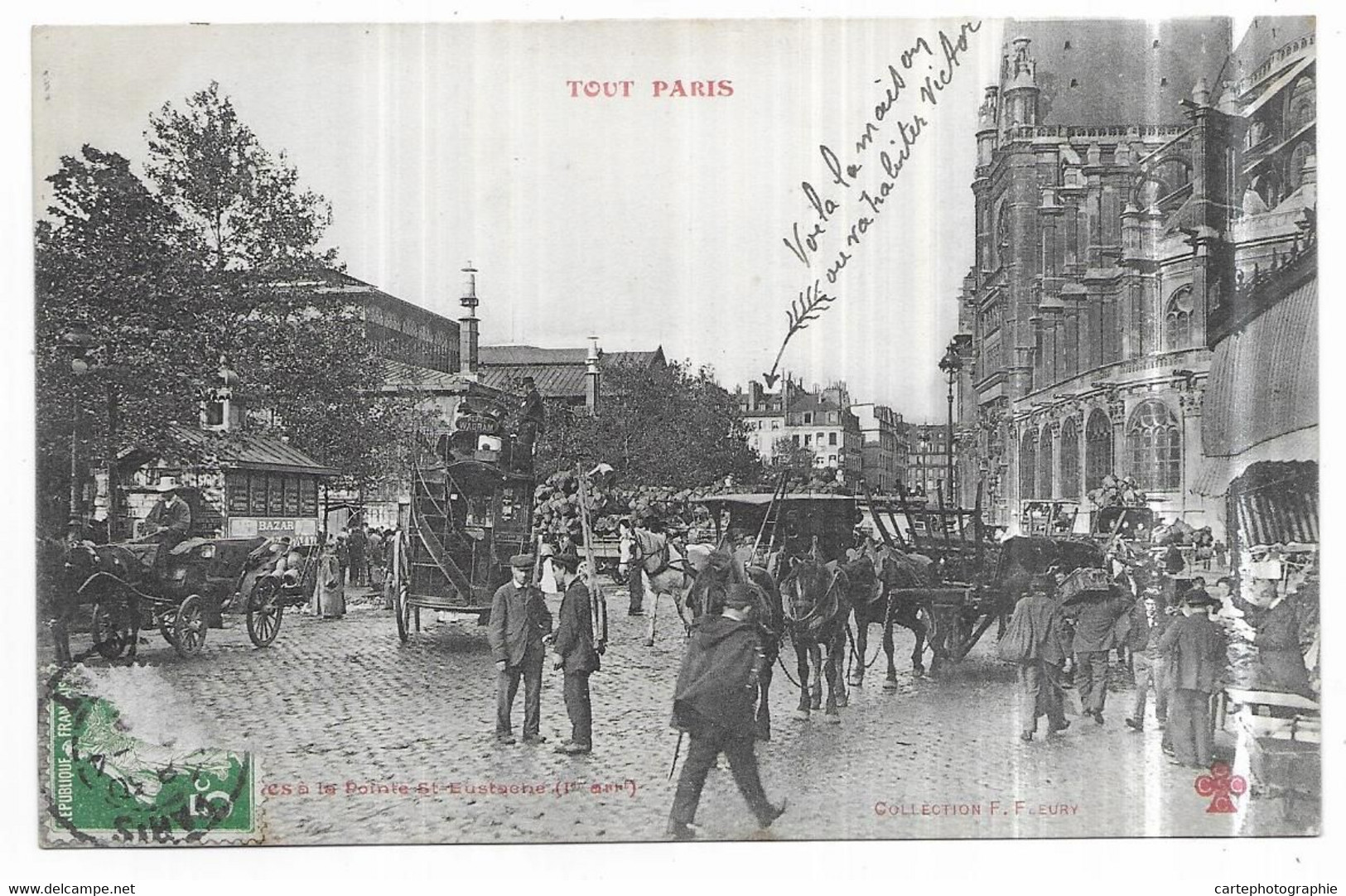 Paris Les Halles à La Pointe Ste Eustache - Arrondissement: 01