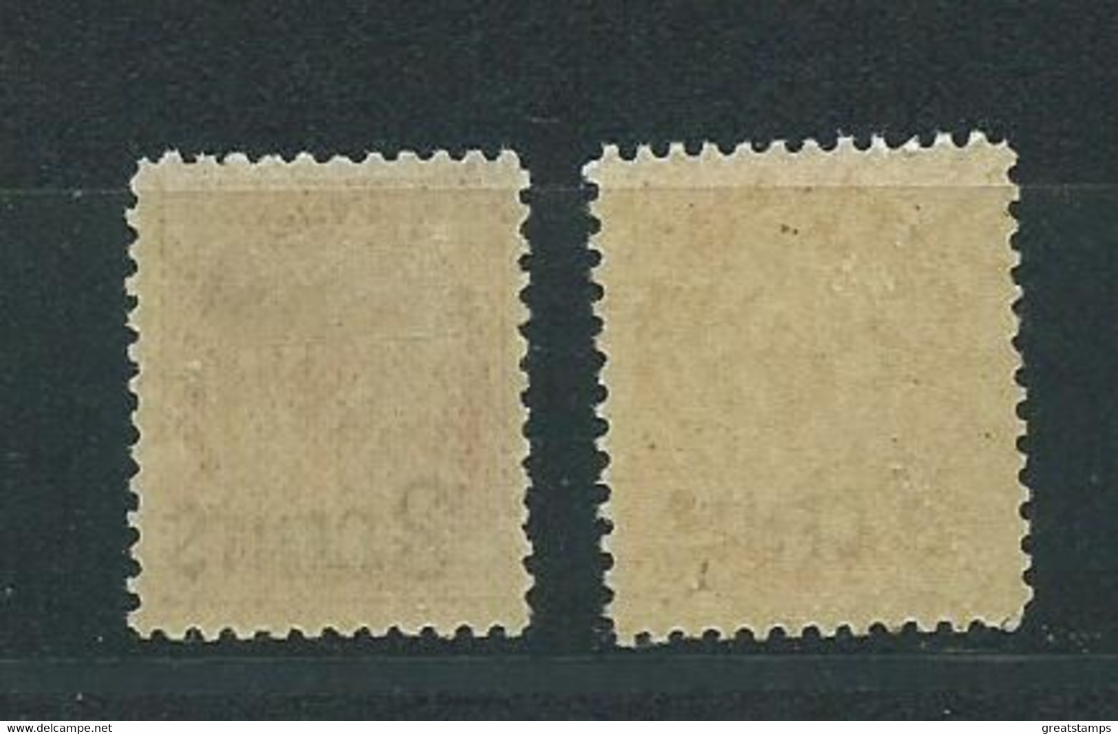 Canada Pair Shades Hm  Mnh Sg171 Sg 172 Surcharge - Other & Unclassified