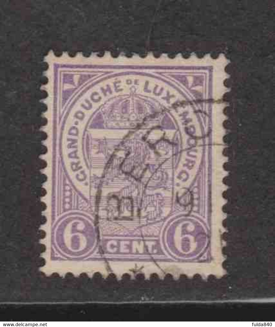 Gd DUCHE DE LUXEMBOURS  (Y&T) 1907/19 - N°93  *Ecusson*    6c. Obli () - 1907-24 Coat Of Arms