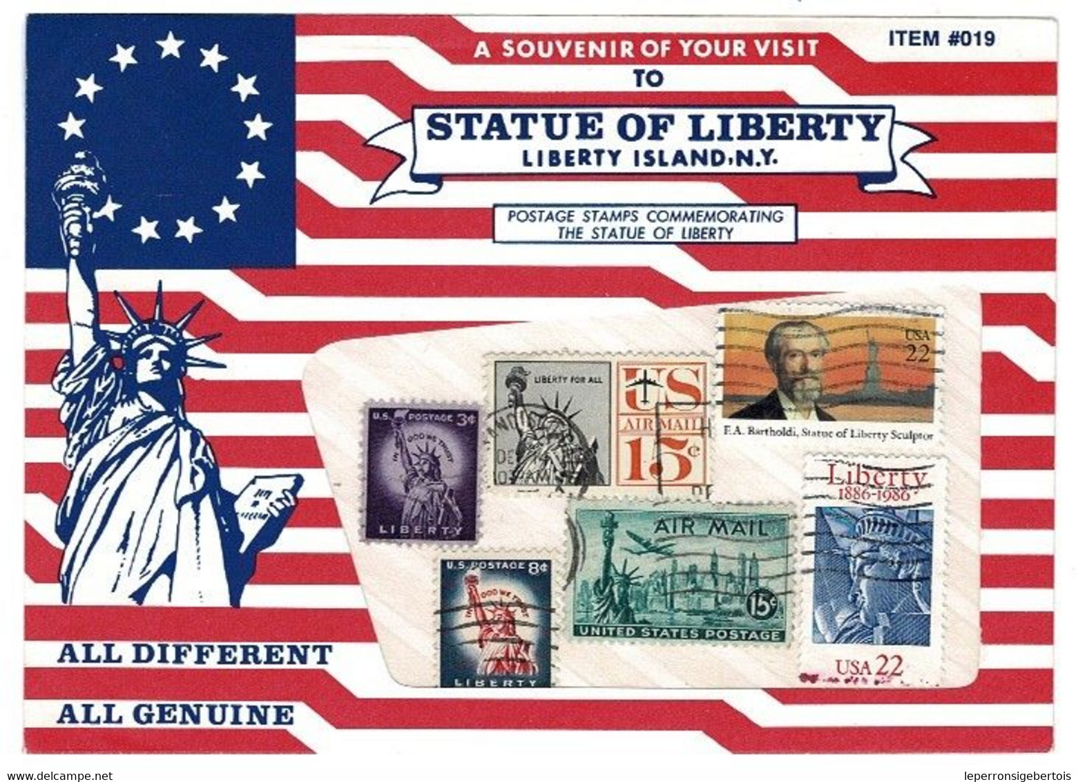 Etats Unis D'Amérique - Enveloppe Souvenir - Statue Of Liberty - - Cartoline Ricordo