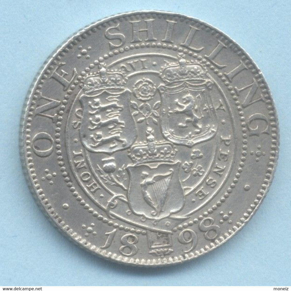 ROYAUME UNI 1 Shilling  Queen Victoria 1898    Argent/silver  ETAT  SUP - I. 1 Shilling