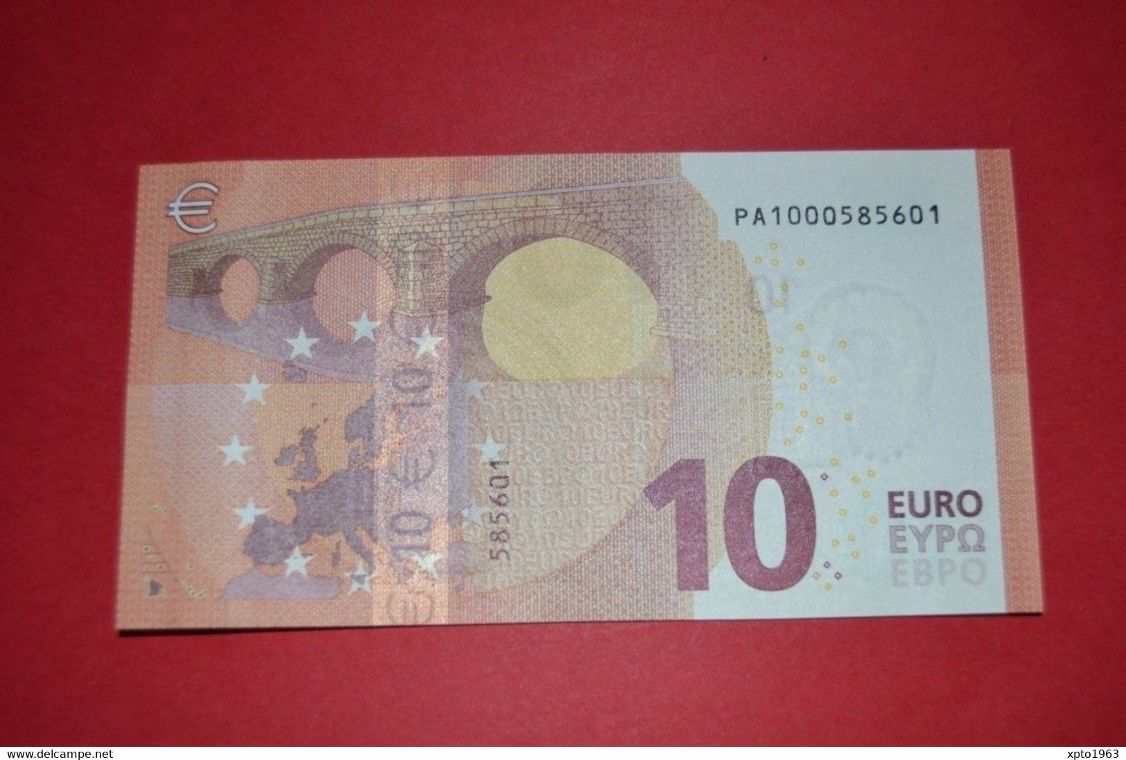 10 EURO NETHERLANDS P001B6 - Draghi - P001 B6 - PA1000585601 - UNC - NEUF - FDS - 10 Euro