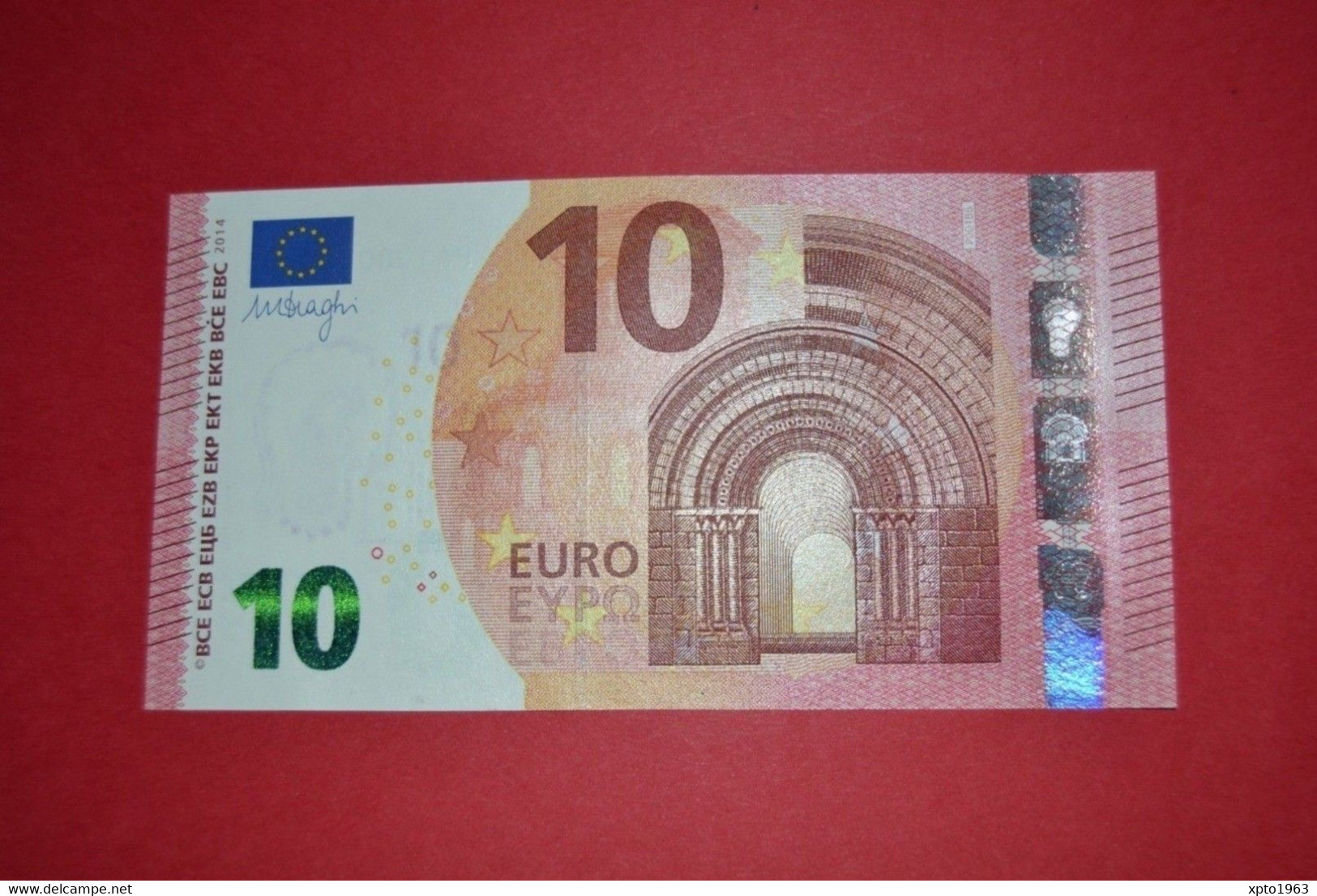 10 EURO NETHERLANDS P001B6 - Draghi - P001 B6 - PA1000585601 - UNC - NEUF - FDS - 10 Euro