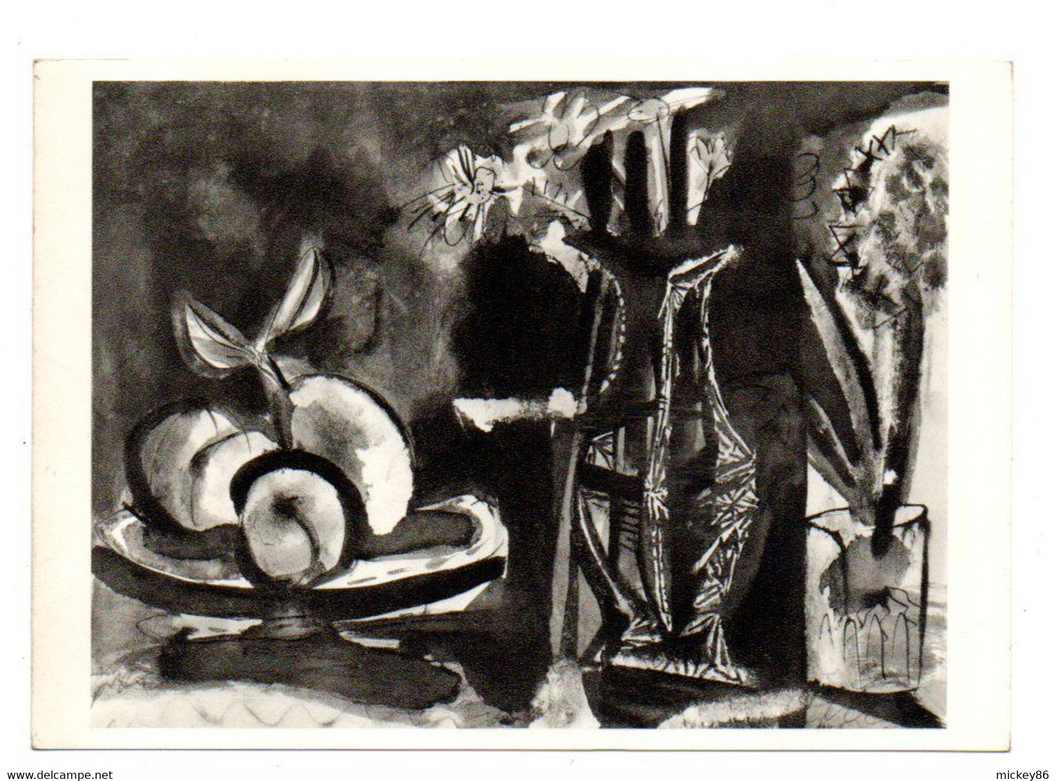 Illustrateur  PICASSO -1881--Fruits Et Fleurs - 1943-  (encre De Chine )................à Saisir - Picasso