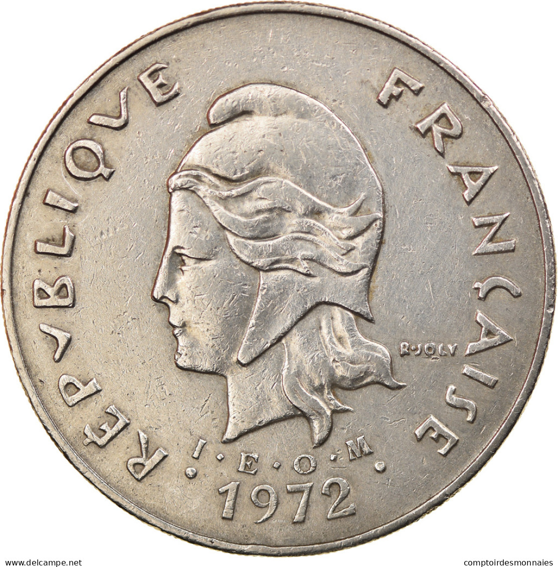 Monnaie, Nouvelle-Calédonie, 50 Francs, 1972, Paris, TTB, Nickel, KM:13 - Nouvelle-Calédonie