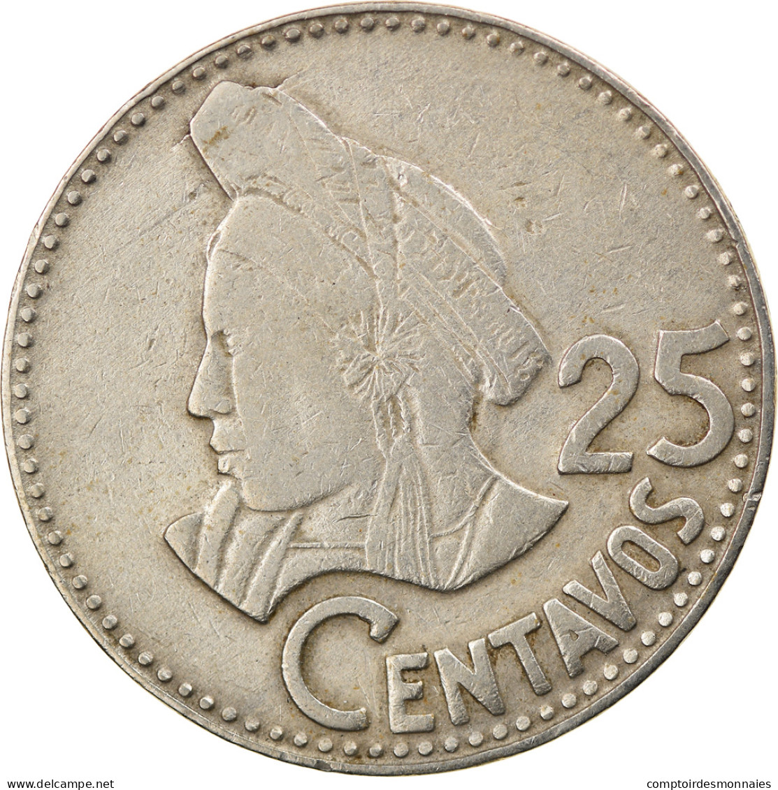 Monnaie, Guatemala, 25 Centavos, 1978, TTB, Copper-nickel, KM:278.1 - Guatemala