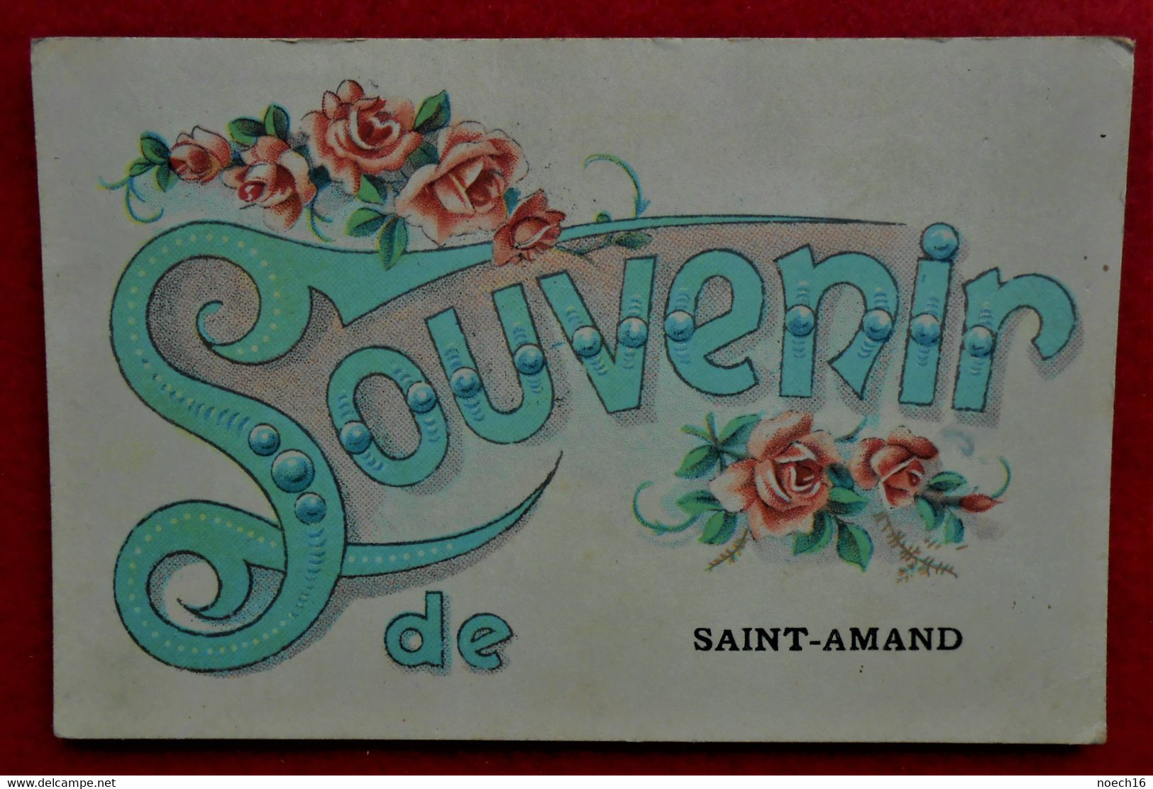 CPA Fantaisie 1916 Souvenir De Saint-Amand - Fleurus - Fleurus