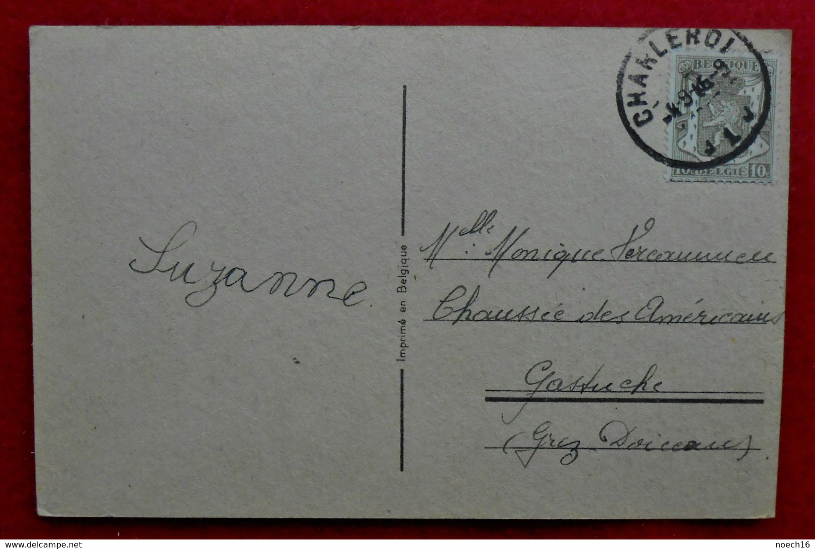 CPA Fantaisie 1916 Souvenir De Saint-Amand - Fleurus - Fleurus