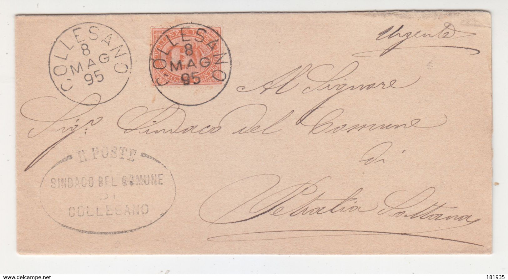 Cover Lettera Annullo A Barre-Viaggiata Italy Italia - Other & Unclassified