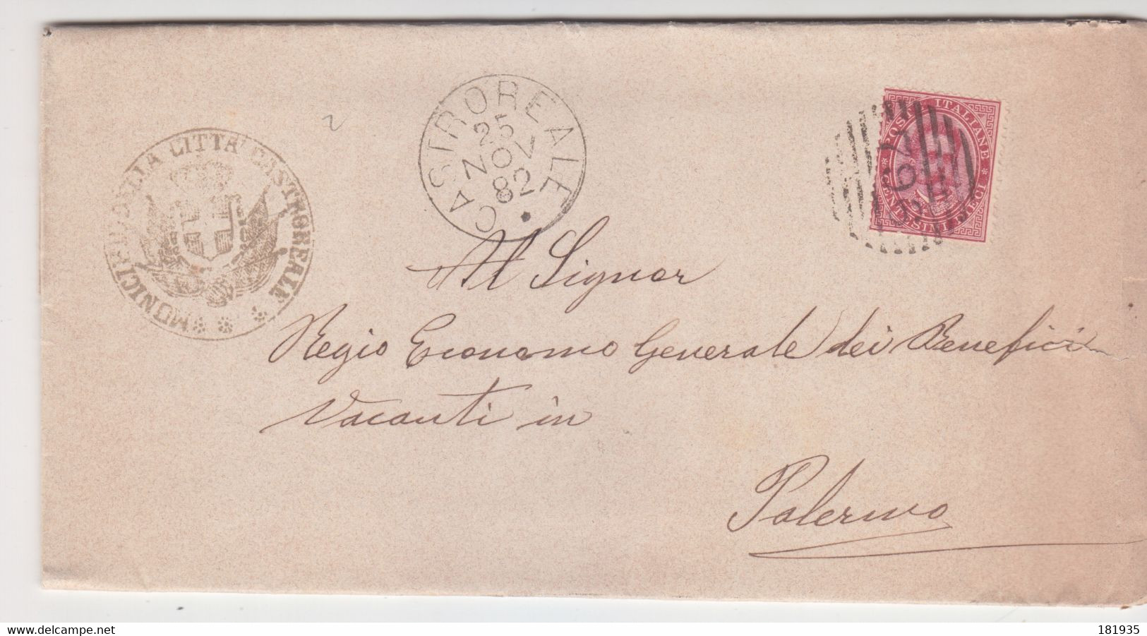 Cover Lettera Annullo A Barre-Viaggiata Italy Italia - Other & Unclassified