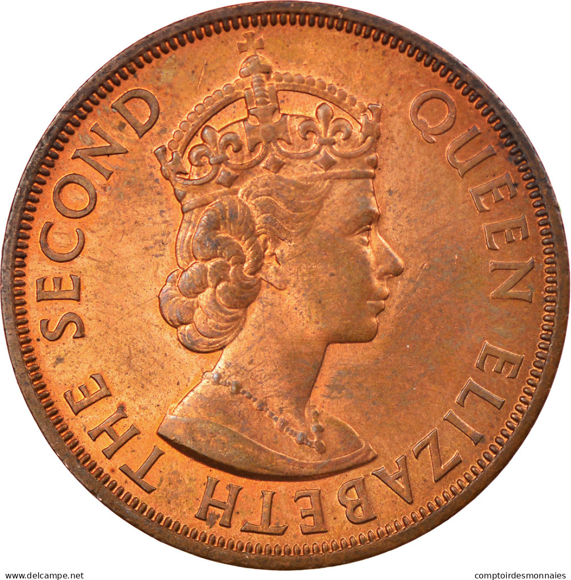 Monnaie, Etats Des Caraibes Orientales, Elizabeth II, 2 Cents, 1965, SUP - Caraibi Orientali (Stati Dei)