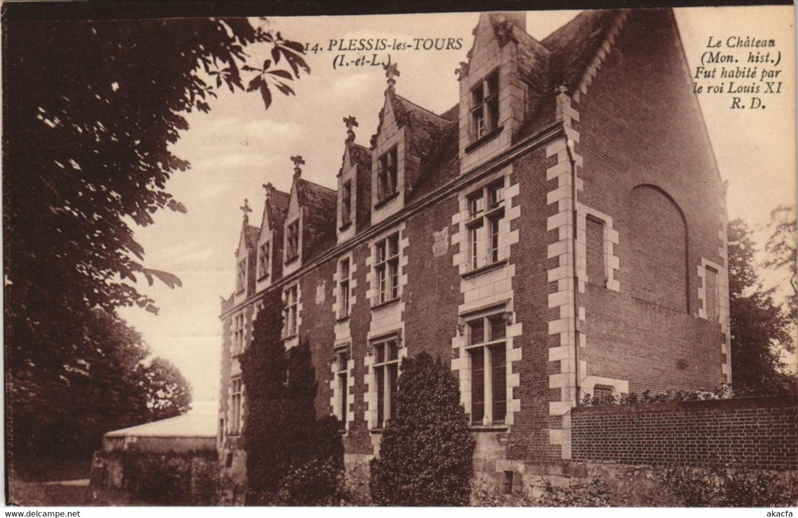 CPA PLESSIS-les-TOURS Le Chateau (146732) - La Riche