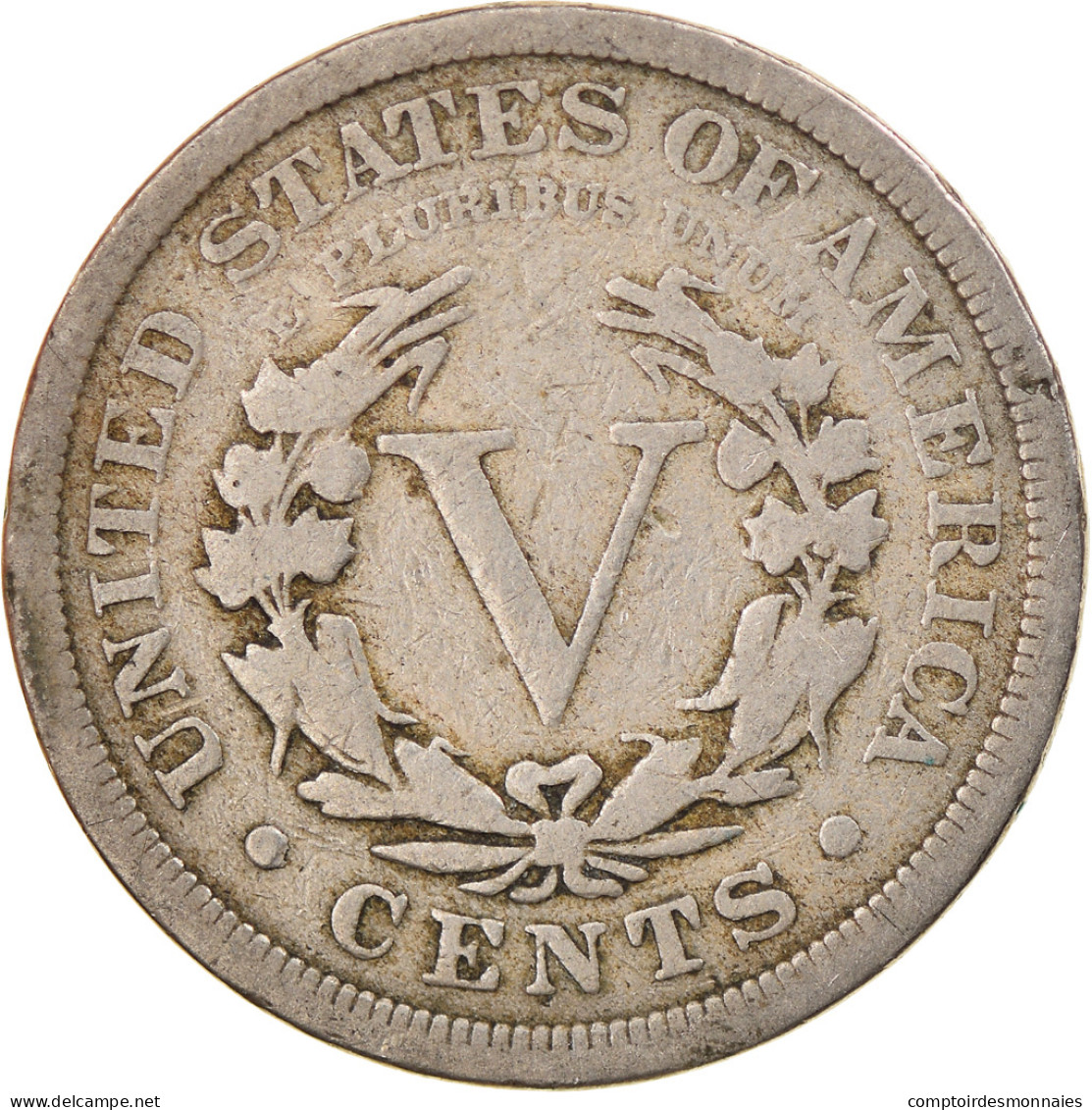 Monnaie, États-Unis, Liberty Nickel, 5 Cents, 1908, U.S. Mint, Philadelphie - 1883-1913: Liberty (Libertà)