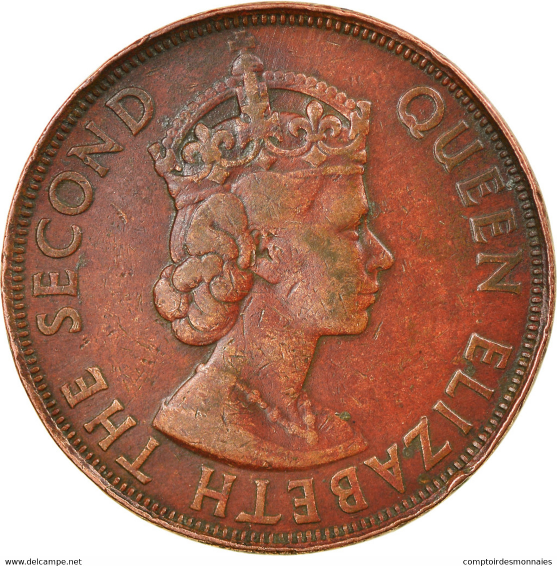 Monnaie, Etats Des Caraibes Orientales, Elizabeth II, 2 Cents, 1964, TTB - Ostkaribischer Staaten