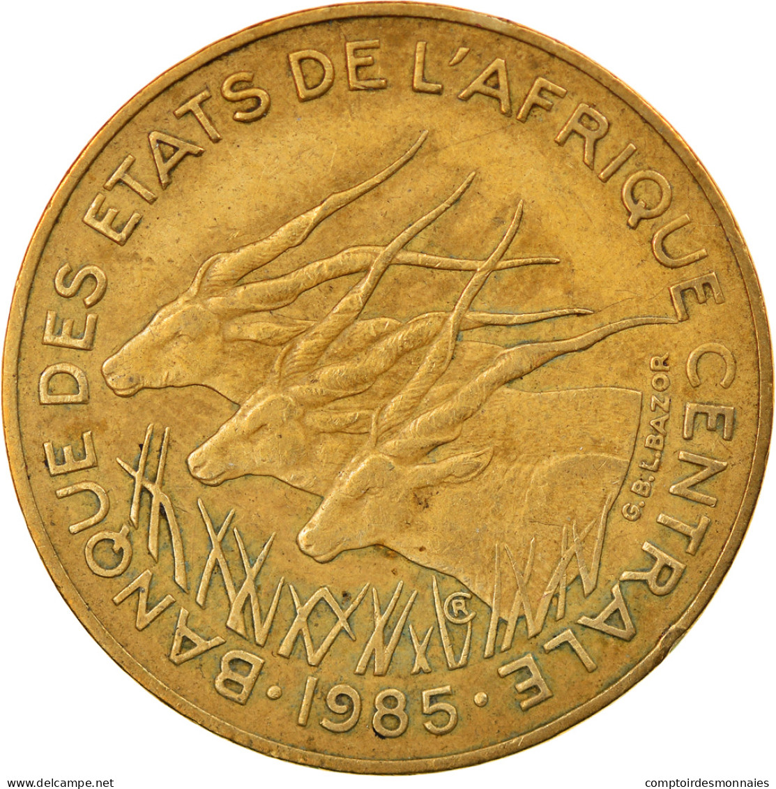 Monnaie, États De L'Afrique Centrale, 10 Francs, 1985, Paris, TTB - Kameroen