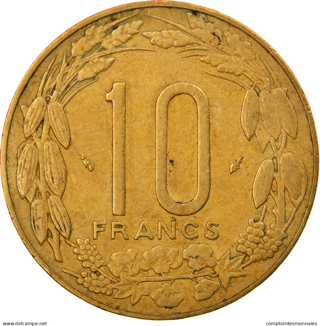 Monnaie, États De L'Afrique Centrale, 10 Francs, 1985, Paris, TTB - Kameroen