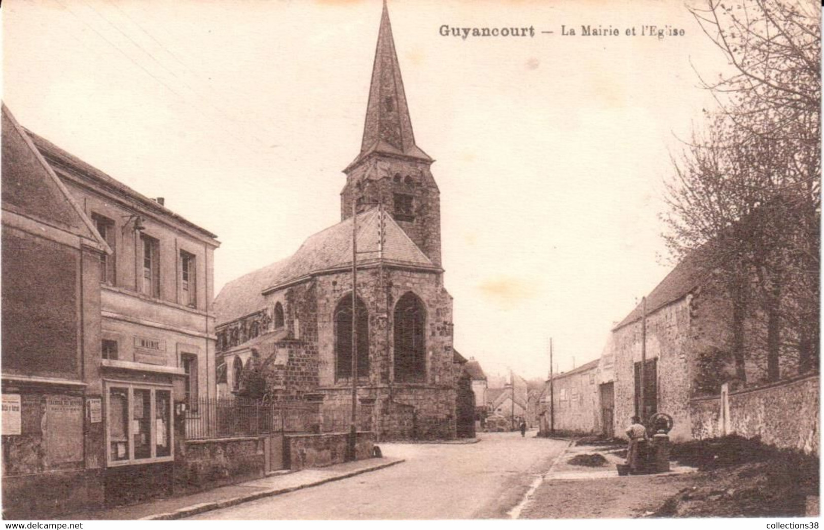 Guyancourt - La Mairie Et L'Eglise - Guyancourt