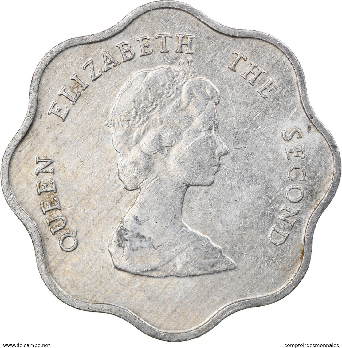 Monnaie, Etats Des Caraibes Orientales, Elizabeth II, 5 Cents, 1994, TTB - Ostkaribischer Staaten