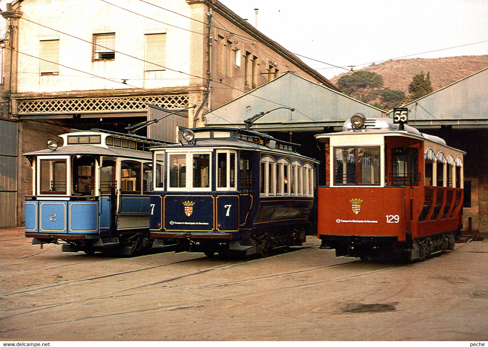 N° 9561 R -cpsm Tranvia Barcelona - Strassenbahnen