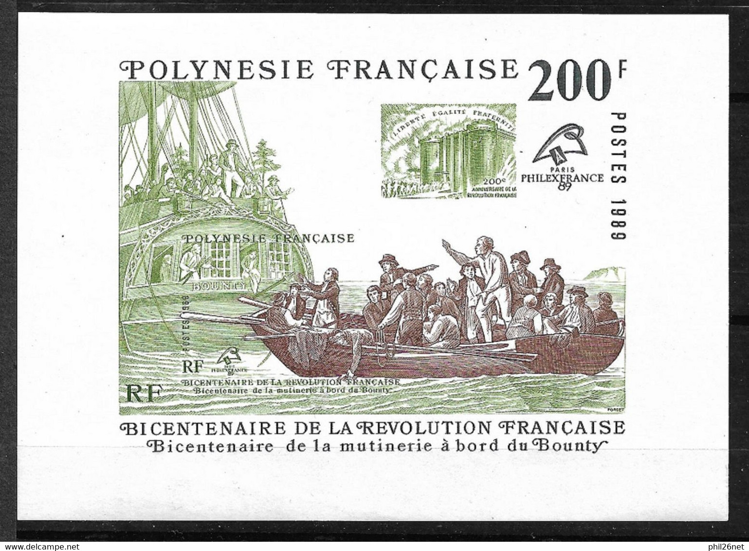 Polynésie  Bloc N° 15 Neuf * * TB  = MNH  VF        Voir Scans       - Blocs-feuillets