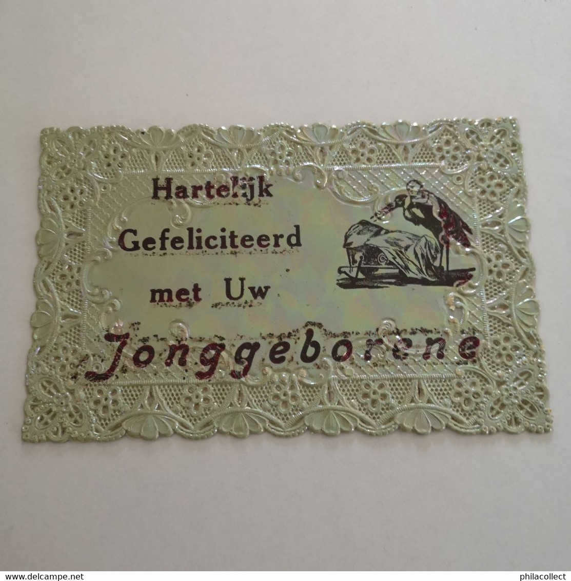 Geboorte Kaart // Gefeliciteerd Met Uw Jonggeborene 19?? - Birth