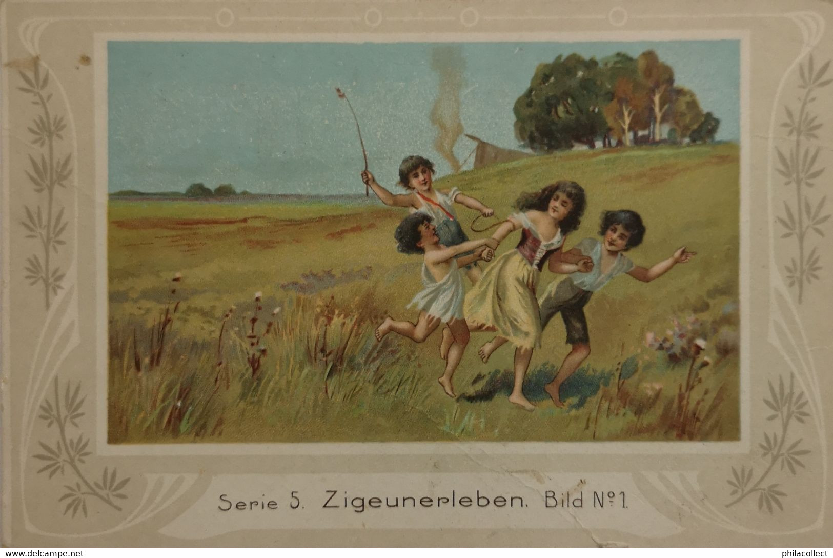 Gipsy - Zigeunerleben Serie 5 Bild No. 1 Used 1914 In NL - Ohne Zuordnung