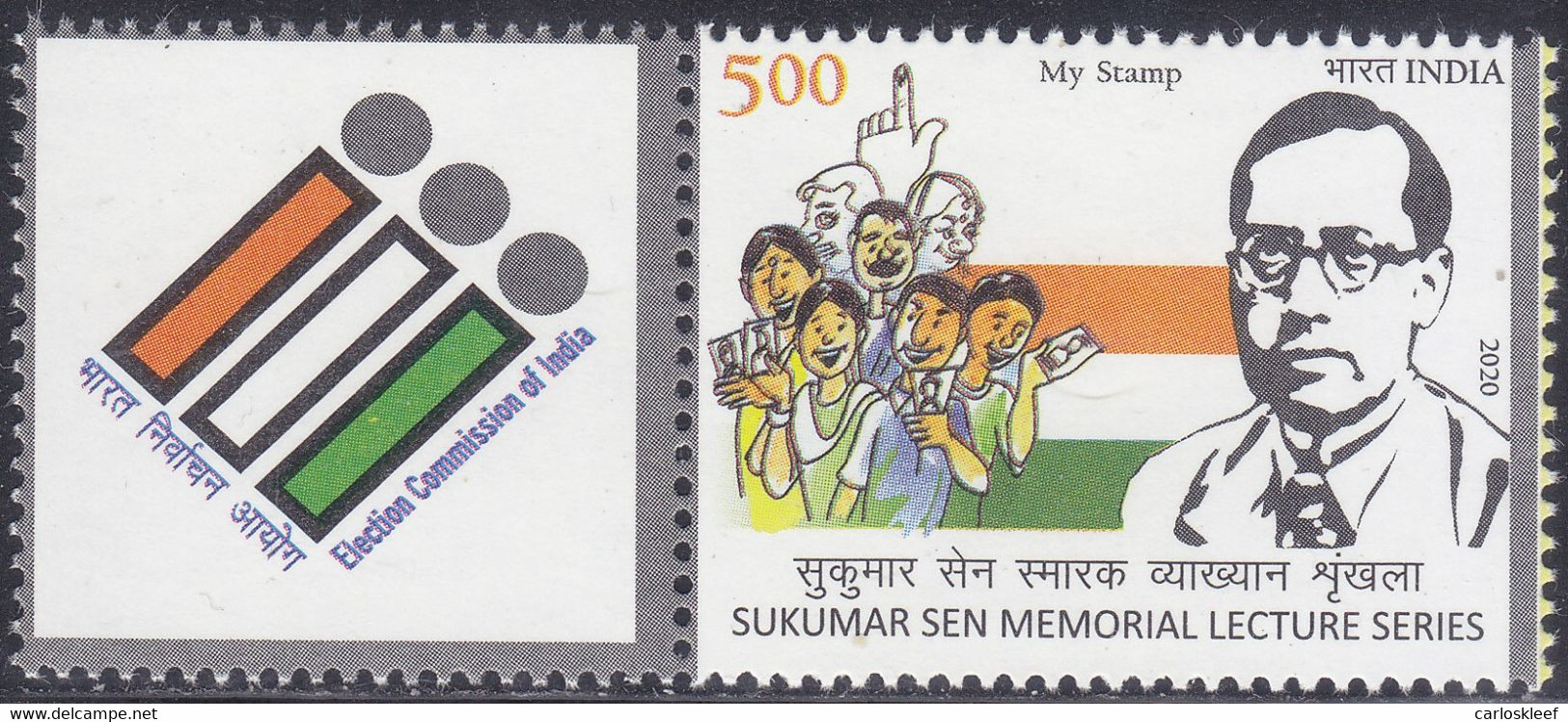 India - My Stamp New Issue 23-01-2020  (Yvert 3330 ) - Nuevos