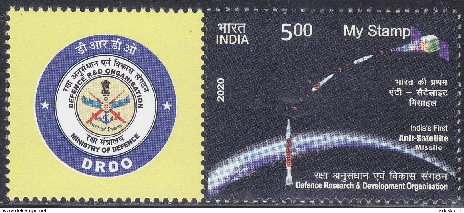 India - My Stamp New Issue 15-09-2020  (Yvert 3372) - Nuevos