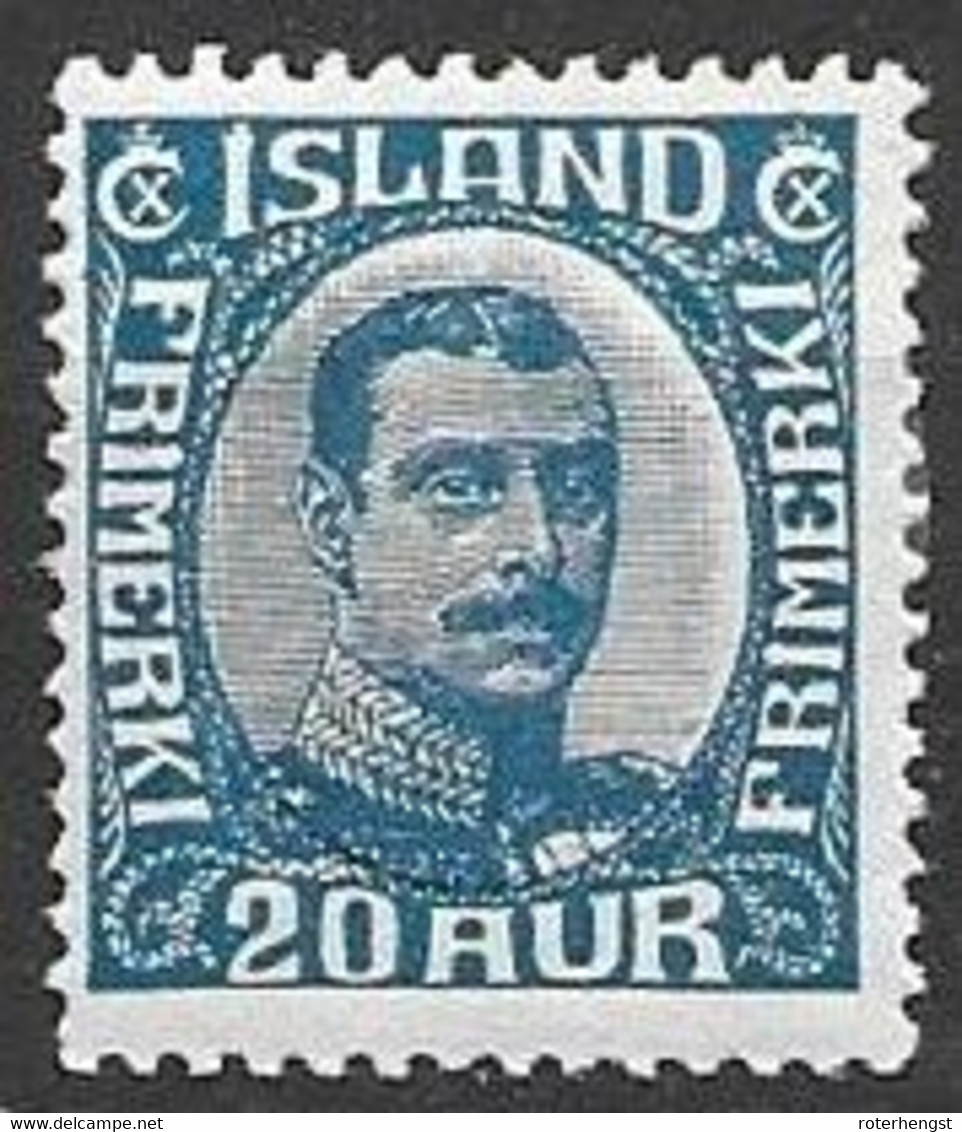 Iceland Mh * (9 Euros)  1920 - Ongebruikt